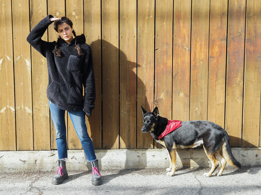 Snuggle Fuzz - Jacket (BLACK)