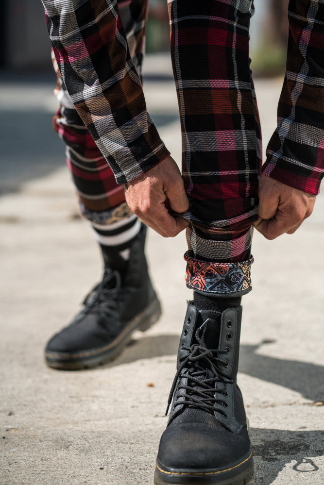 Red Rad Plaid - Pants
