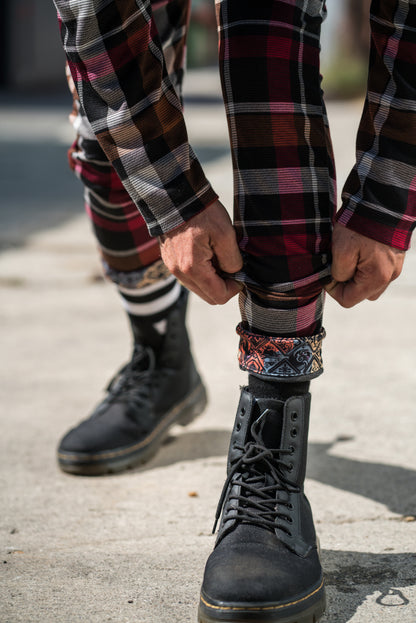 Red Rad Plaid - Pants
