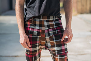 Red Rad Plaid - Pants