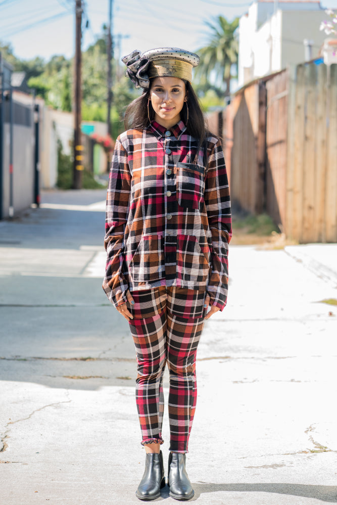 Red Rad Plaid - Pants